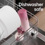 Magcheer Insulated Magnetic Water Bottle - Reusable Stainless Steel Bottle with MagSafe Compatible Phone Holder - Perfect for Gym, Sports, and Travel - Blush Pink 32oz - Image 5