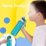 FEIJIAN Mist & Sip Water Bottle, 22oz, BPA-Free, Leakproof & Lightweight, Ideal for Fitness & Outdoor, Blue - Image 7