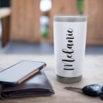 Melanie Personalized Name Custom Travel Mug Stainless Steel Insulated Tumbler - Image 8