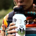 IRON °FLASK Camping & Hiking Hydration Flask with Straw, Wide Mouth Insulated Stainless Steel Sports Water Bottle - 18 oz Lavender - Image 8