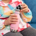 koodee Small Water Bottle for School 9 oz Stainless Steel Double Wall Vacuum Insulated Water Bottle BPA Free, Leak Proof (Mango Yellow) - Image 3