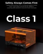 Laser Engraving Machine for Beginners, Woxcker L2 Flex 3W Enclosure Pre-Assemble Laser Engraver 0.01mm High Precision for Coated Metal, Wood, Acrylic, Leather (Class 1 Output 3000mW) - Image 6