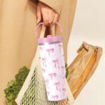 cahduenx 30 oz Bow Tumbler with Straw Handle, Gifts for Women Who Loves Bow, Stainless Steel Insulated Water Bottle Coffee Cups for Home Office Travel - Image 4