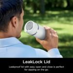 Ninja, Travel Mug, Sip Perfect 16oz, Brings Hot Drinks to Sippable Temperature in Minutes, Stainless Steel, Leak Proof, Dishwasher Safe, Metal Insulated Tumbler, White, DW1603WH - Image 5