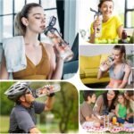 UTEBIT 32 OZ Fruit Infuser Water Bottle, Insulated Sports Water Bottle With Straw, 1L BPA Free Leak Proof Tritan Large Water Jug with Strap for Gym, Camping, Travel, Outdoor - Image 6