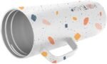 IRON °FLASK Grip Novelty Coffee Mug - Leak Proof, Vacuum Insulated Stainless Steel Bottle, Double Walled, Thermo Travel, Hot Cold, Water Metal Canteen - Terrazzo, 24 Oz - Classic Bottom - Image 5