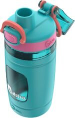 Bubba Kids Flo Water Bottle with Silicone Sleeve and Wide Mouth, 16 oz, Scuba - Image 4
