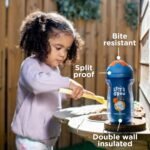 Tommee Tippee Superstar Insulated Sippee Bottle, 12m+, 9oz, Pack of 3, Non-Spill Toddler Trainer Drinking Bottle, Leak-Proof and Shake-Proof, Bite-Resistant and BPA Free (Design May Vary) - Image 3