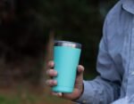 Earth Ethical Coffee Travel Mug for Women - Double Walled Insulated Coffee Mugs Made for and by Women - Stainless Steel, Easy Grip Travel Cup for Coffee or Iced Drinks - 20 oz (Teal) - Image 5