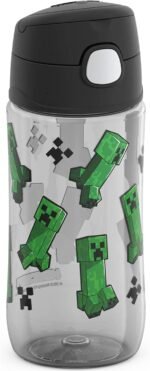 THERMOS FUNTAINER 16 Ounce Plastic Hydration Bottle with Spout, MINECRAFT - Image 3