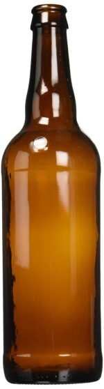 FastRack Beer Bottles Amber Glass Longneck Bottles for Home Brewing 22 oz - Crown Cap Refillable Beer Bottles Food Grade – ECO Friendly Proudly Made in the USA, Brown, Pack of 12 - Image 5