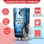 KOIXA Wolf Coffee Cup Tumbler With Lid - 20oz Travel Mug - Wildlife Animal Theme - Perfect For Wolf Lovers - Birthday Gifts For Men - Image 5