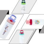 MAIKESUB 4 Pcs Sublimation Blank Stainless Steel water bottle 12 OZ Straight Stainless Steel Insulated Tumblers Different Color Splash-Proof Lid Shatterproof Water Cup - Image 5