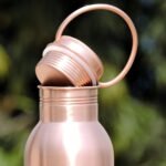 Premium Pure Copper Water Bottle Matte Finish – 1000 ml Eco-friendly for Ayurveda Health Benefits – Leakproof Design – Stylish Reusable Bottle for Fitness & Hydration - Image 5