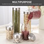 CWHHRN 25 Oz Glass Juice Bottles, 6 Pack Glass Bottles with Lids, BPA Free, Borosilicate Glass, Leak Proof Lids for Juicing, Smoothies, Water Bottles, Food Storage, Shaker Bottles - Image 7