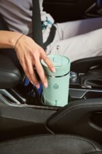 ThermoFlask Travel Coffee Tumbler with Sip-N-Lok Lid - Stainless Steel, Insulated Mug for Coffee, Tea & More - Leak-Proof & Dishwasher-Safe Design - 16 oz, Pitch Black - Image 4