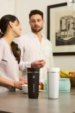 ThermoFlask Travel Coffee Tumbler with Sip-N-Lok Lid - Stainless Steel, Insulated Mug for Coffee, Tea & More - Leak-Proof & Dishwasher-Safe Design - 16 oz, Pitch Black - Image 5