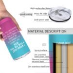 Circuframe Travel Coffee Tumbler 20 oz Tumbler I Would Fight a Bear for You Sister Tumbler with Lid and Straw Insulated Tumbler Stainless Steel Tumblers Funny Gifts for Women - Image 6