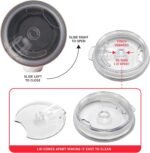 BUILT 20 Ounce Double Wall Vacuum Sealed Stainless Steel Coffee and Water Tumbler Easy to Clean Tritan Lid with Rotating Splash Guard, Pink (5286294) - Image 4