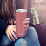 BUILT 20 Ounce Double Wall Vacuum Sealed Stainless Steel Coffee and Water Tumbler Easy to Clean Tritan Lid with Rotating Splash Guard, Pink (5286294) - Image 6