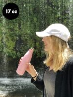 MIRA 17 Oz Stainless Steel Vacuum Insulated Water Bottle - Double Walled Cola Shape Thermos - 24 Hours Cold, 12 Hours Hot - Reusable Metal Water Bottle - Leak-Proof Sports Flask - Rose Pink - Image 4