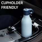 18oz Stainless Steel Water Bottle with Straw, Insulated Metal Travel Water Bottle, Reusable and Leak Proof, BPA Free, Double Wall Design, Pink - Image 6