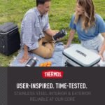 THERMOS ICON SERIES, Stainless Steel Tumbler with Slide Lock, 18 Ounce, River Rock - Image 4