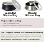 Xaeiglas Tea Tumbler with Infuser - Double Wall Glass Travel Mug with Stainless Steel Filter - Tea Infuser Bottle for Loose Leaf Infusions and Fruit Infused Water (Classic) - Image 5