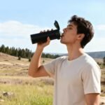 GOOFIT Thermos Double Wall Vacuum Kids Water Bottle,with Snap-On Lid and Locking Ring Insulated Water Bottle BPA Free Suitable for Schools and Travel 16 Oz Black - Image 6