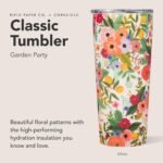 Corkcicle x Rifle Paper Co. Classic Insulated Coffee Mug - Keeps Drinks Cold 9 Hours - Triple-Insulated - Gift for Mom - Great for Mother's Day or Christmas - 24 oz - Garden Party Cream - Image 3