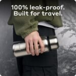 BOBBER 26 oz Stainless Steel Insulated Flask with Removable Tea Infuser – Keeps Hot 28 Hours, Cold 42 Hours – Leak-Proof, Dishwasher Safe Travel Bottle for Coffee & Tea (Matte) - Image 4