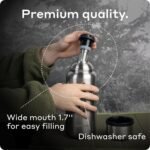 BOBBER 26 oz Stainless Steel Insulated Flask with Removable Tea Infuser – Keeps Hot 28 Hours, Cold 42 Hours – Leak-Proof, Dishwasher Safe Travel Bottle for Coffee & Tea (Matte) - Image 5