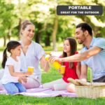 Brieftons 18 Oz Clear Borosilicate Glass Water Bottles With Caps, 6 Pack, Heat Resistant, Slim, Easy to Store, Reusable Drinking Bottle, Sauce Jar, Juice Beverage Container, With Leakproof Lids - Image 6