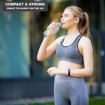 Brieftons 18 Oz Clear Borosilicate Glass Water Bottles With Caps, 6 Pack, Heat Resistant, Slim, Easy to Store, Reusable Drinking Bottle, Sauce Jar, Juice Beverage Container, With Leakproof Lids - Image 7