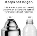 Bobber - 34 oz Vacuum Insulated Stainless Steel Water Bottle with Cup Lid - Dishwasher Safe - Keeps Drinks Hot for 48 Hours and Cold for 72 Hours - Triple Walled Thermo Flask (Glossy) - Image 8