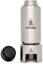 The Pathfinder School Stainless Steel 32oz Water Bottle, Cup with Bat Wing Handles, and Stove Set - Image 4
