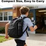 Mini Water Bottle, 150 ml /5 oz Mini Vacuum Insulated Water Bottle Small Stainless Steel Water Bottle for Hot and Cold Drinks, Coffee Cup Pocket Bottle Slim Bottle Reusable (Black) - Image 6