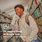 Hydro Flask Water Bottle - Insulated Stainless Steel - Non Spill, Leakproof in 21 Oz Surf Blue - Image 6