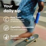 Hydro Flask Water Bottle - Insulated Stainless Steel - Non Spill, Leakproof in 21 Oz Surf Blue - Image 7