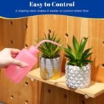 Dandat 24 Pcs Tattoo Squeeze Bottle, 250 ml/ 8.5 oz Lab Wash Bottle Colorful Plastic Safety Water Squirt Lash Rinse Cleaning Succulent Watering Irrigation Bottles for Indoor Plants - Image 4