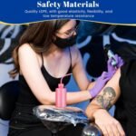 Dandat 24 Pcs Tattoo Squeeze Bottle, 250 ml/ 8.5 oz Lab Wash Bottle Colorful Plastic Safety Water Squirt Lash Rinse Cleaning Succulent Watering Irrigation Bottles for Indoor Plants - Image 6