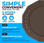 Desktop Water Bottle Dispenser Smart Table Water Dispenser,Water Dispenser for 5 Gallon Bottle Automatic Water Dispenser,Safe and Leak-Free for Home,Office,Bedside & Outdoor（Brown） - Image 5