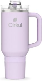 Cirkul 40oz. Lilac Stainless Steel Tumbler with Handle, All-Day StrawSip™, Double-Wall Insulated - Image 3