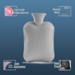 BICAREE Fuzzy Hot Water Bottle with Cover,Hot Water Bags for Pain Relief 2Liter,Heat Pad,Hot and Cold Therapy,Menstrual,Bpa Free - Image 4