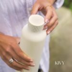 KIVY Slim Water Bottle 32oz [Lightweight & Shatterproof] - Reusable Tritan Water Bottle - Leak Proof Bottle for Women & Men - No Spill - Dishwasher Safe Water Bottle BPA Free - Image 5
