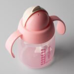 Tommee Tippee Starter Weighted Straw Baby & Toddler 10oz Sippy Cup for 6 Months+, with Silicone Weighted Straw and Easy-Hold Handles, BPA Free, Pink & Purple, Pack of 2 - Image 3