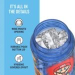 THERMOS FUNTAINER 16 Ounce Plastic Hydration Bottle with Spout, Mario - Image 5