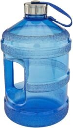 Southern Homewares SH-10323 1 Gallon BPA Free Plastic Water Bottle for Cold Liquids With Attached Leak Proof Screw Lid-For Gym Office Daily Use, Blue, One Size - Image 3