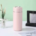 Mini Water Bottle Small Water Bottles Vacuum Insulated Water Flask Thermal Water Bottle Hot and Cold Drinks Travel Coffee Mug thermo fIask 12 Oz（Pink) - Image 3
