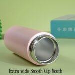 Mini Water Bottle Small Water Bottles Vacuum Insulated Water Flask Thermal Water Bottle Hot and Cold Drinks Travel Coffee Mug thermo fIask 12 Oz（Pink) - Image 5